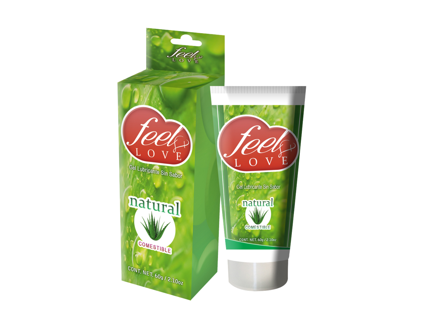 Feel Love Natural – Lubricante 60 ml