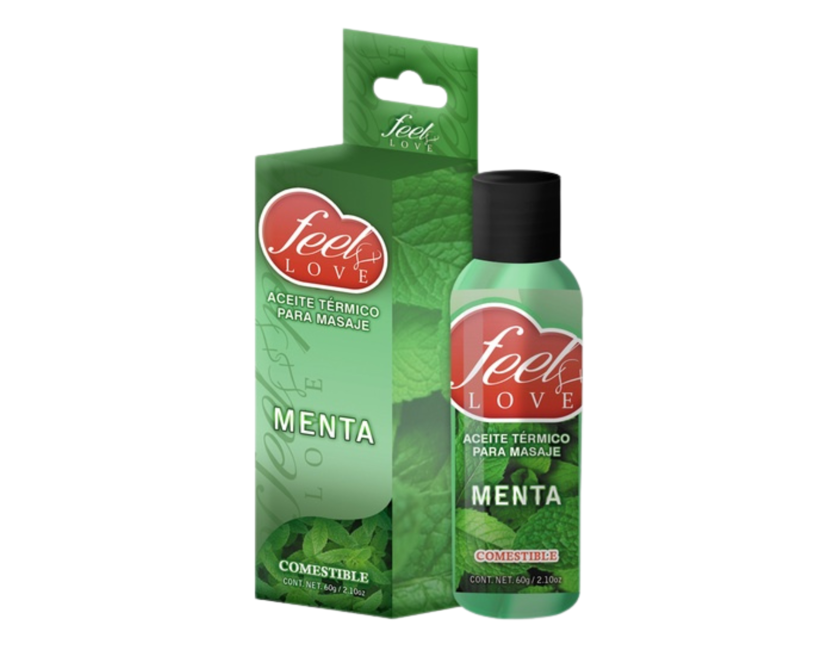 Feel Love Menta – Aceite Térmico 60 ml